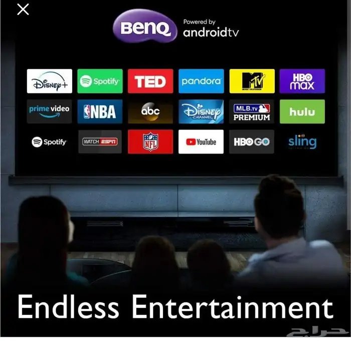 جهاز عرض بنكيو وارد جرير مع تلفزيون اندرويد ذكي مدمج 1