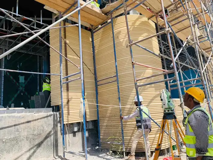 ديكورات الاسمنتية جي ارسي الواجهات الخارجيه لجميع الاشكال ال 7