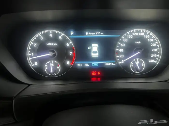 جنسس G90 موديل 2020 بطاقة جمركية 10