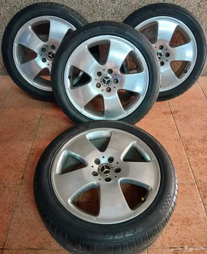 جنوط مرسيدس بانوراما S CLass 2012 مع كفرات نظيفه 0