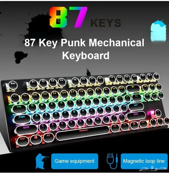 كيبورد قيمنق ميكانيكي RGB 0