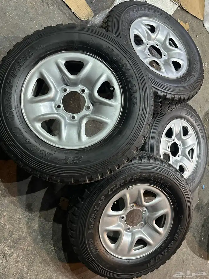 جنوط ديازل وكاله مع كفرات دنلوب لبنه وكاله مقاس 17 جيب 7