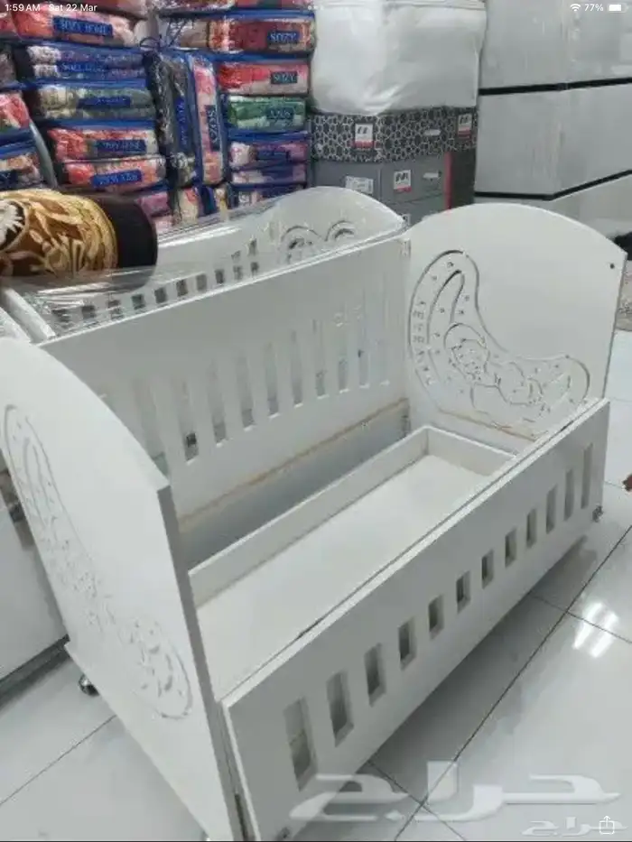 سرير أطفال خشب جديدة 3