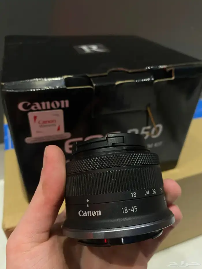 عدسه كانون 50mm f1.8 و عدسه 18-45 4