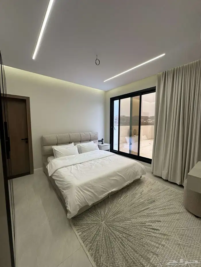 شقة مفروشة جديدة للإيجار الشهري ابها حي النسيم 7