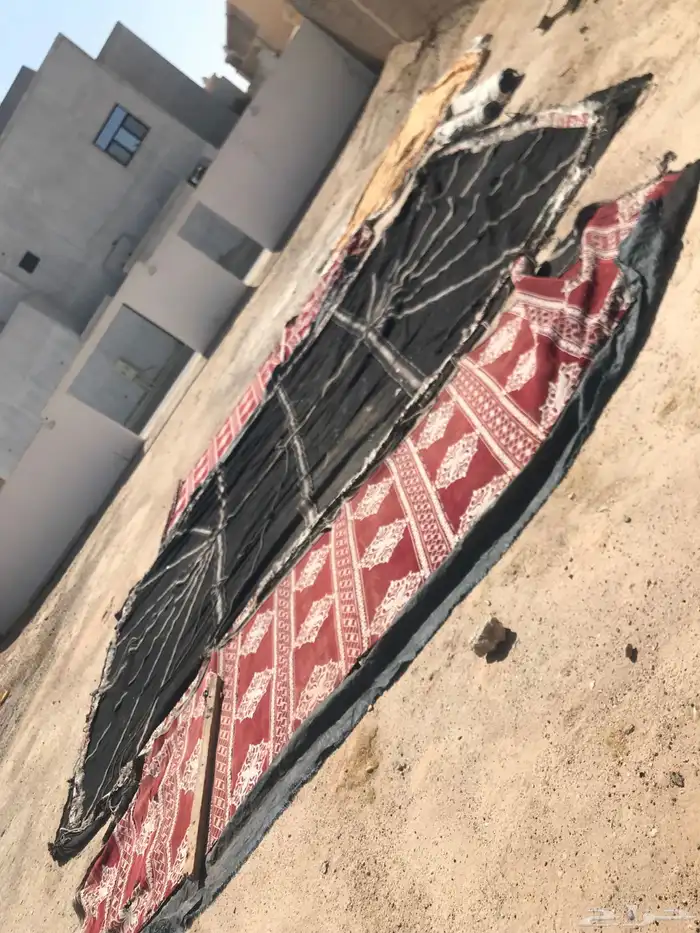البيع بيت شعر 7 5نقص عمود وسط ورقين فيه 0