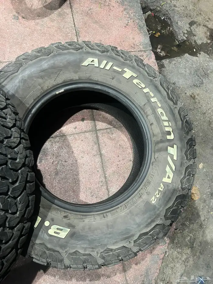 كفرات حجري مقاس 285 70 17 نضيفه جد ا سيرا 1