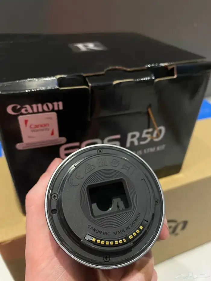 عدسه كانون 50mm f1.8 و عدسه 18-45 3