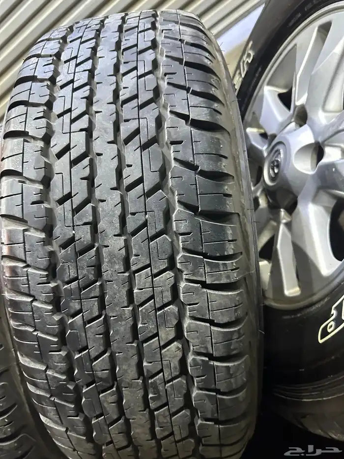 كفرات دنلوب وكاله مع جنوط جكسار وكاله مقاس 17 جيب 13