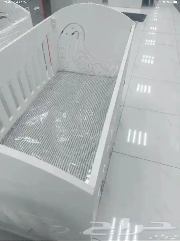 سرير أطفال خشب جديدة 5