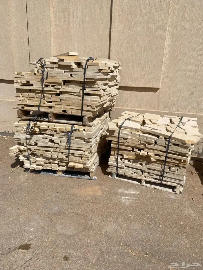 حجر عشوائي اصفر ثلاث طبليات عشرين رصه 0