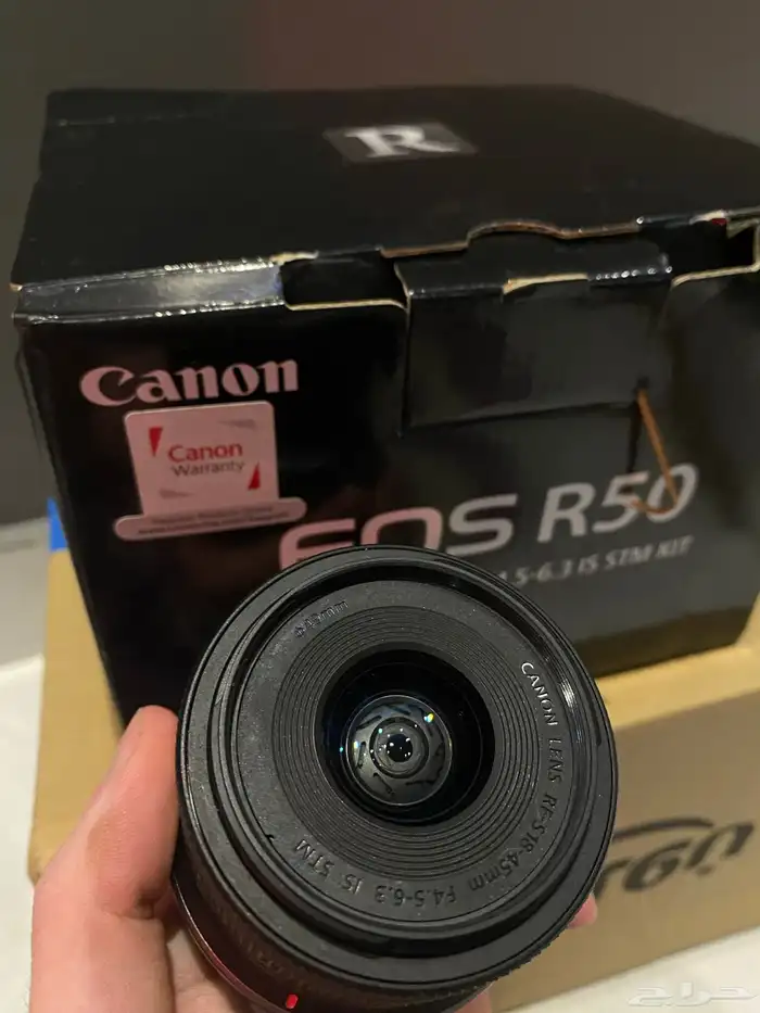 عدسه كانون 50mm f1.8 و عدسه 18-45 6