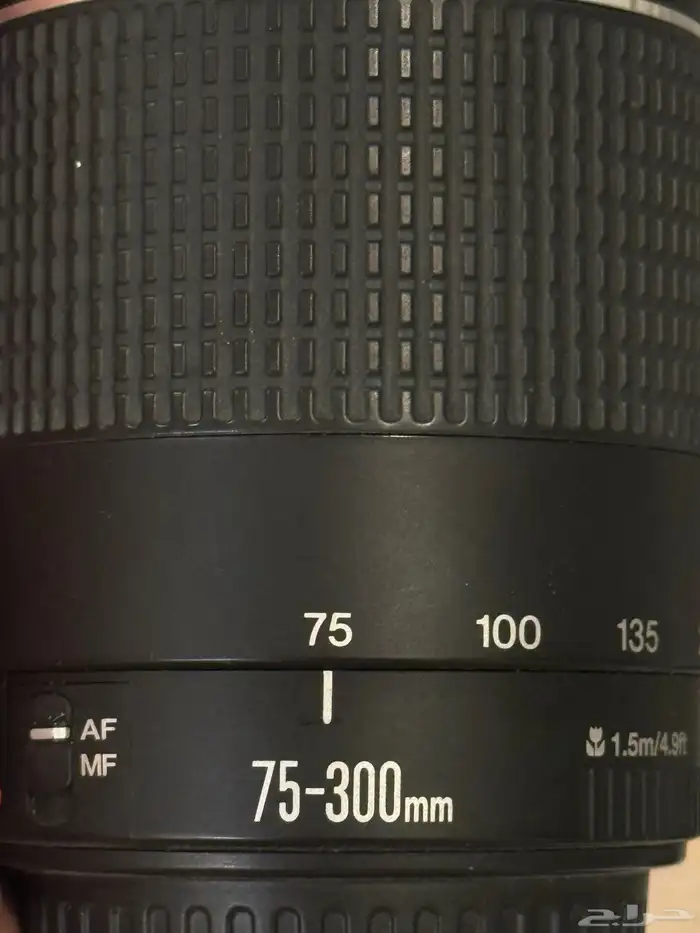 عدسه كانون 75-300 مستعمل للبيع 2