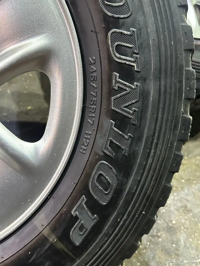 جنوط ديازل جيكس اصلي مع كفرات دنلوب لبنه وكاله مقاس 17 13