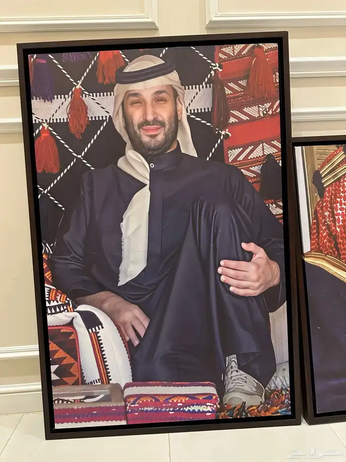 لوحات الملك سلمان وولي العهد 1