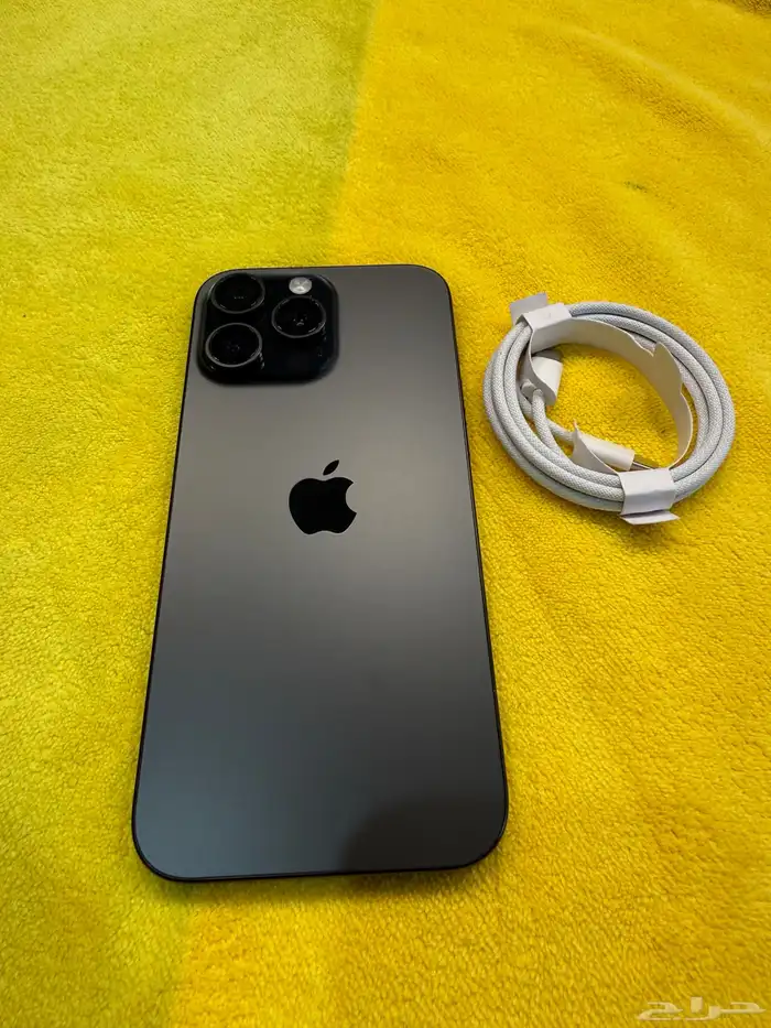 آيفون 16 برو ماكس بطارية 100  256 قيقاء عدد الدورات 17 2