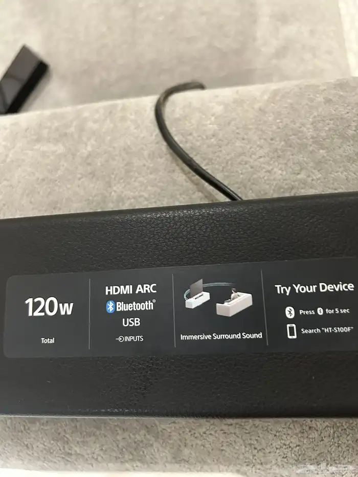 ساوند بار سوني مضخم جميل جدا ومحيطي وذكي مع الشاشات 4