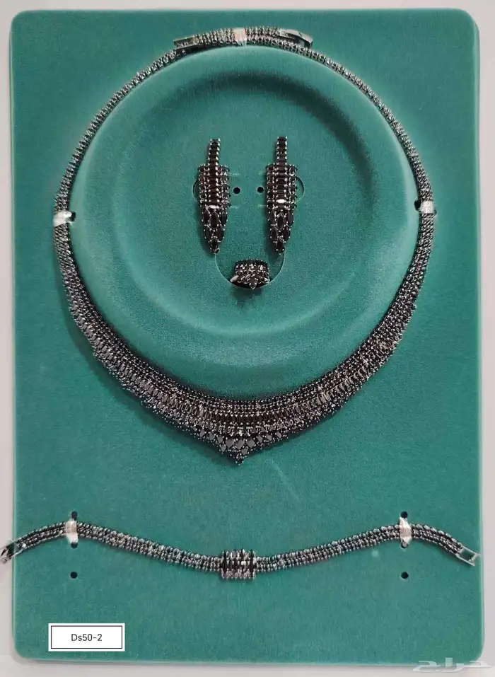 أطقم زركون أسود فاخرة بتصاميم عصرية ولمسة راقية  مثالية ه 12