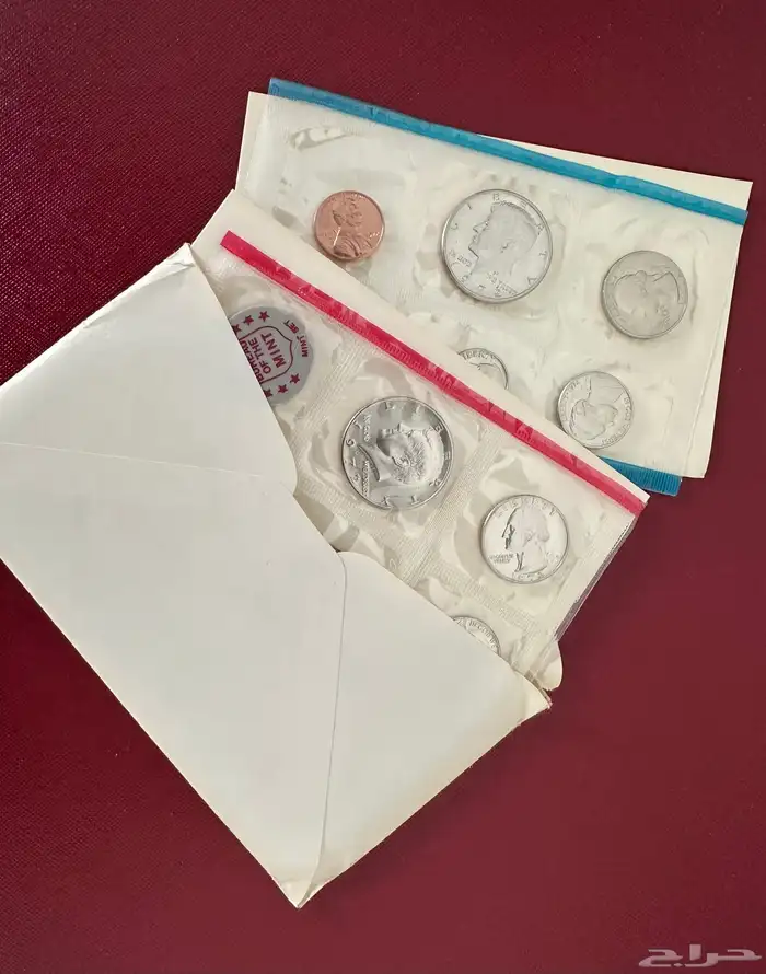 عملات معدنية أمريكية مجموعة عام 1972 P D فيلادلفيا ودنفر 2