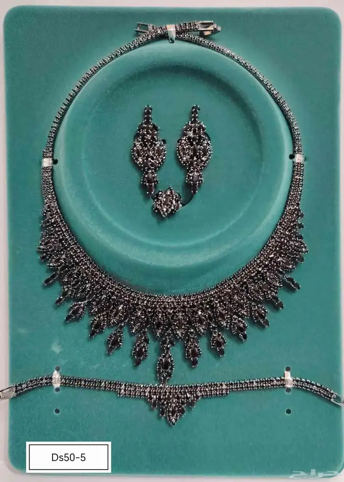 أطقم زركون أسود فاخرة بتصاميم عصرية ولمسة راقية  مثالية ه 4