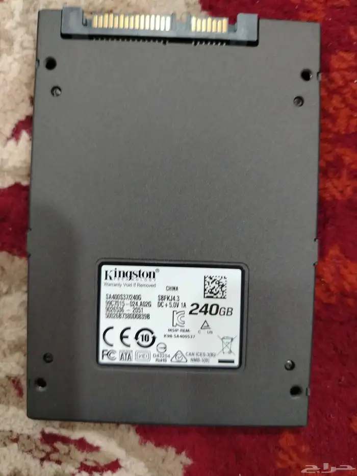 هاردسك اس اس دي 240 قيقا ب 70 ريال معا التركيب اوالفورمات 0