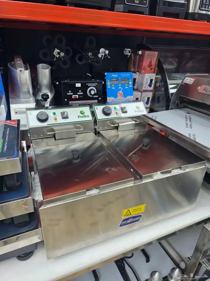 قلاية بطاطس كهرباء حوض وحوضين جريل كي آر عجانة حلزوني 3