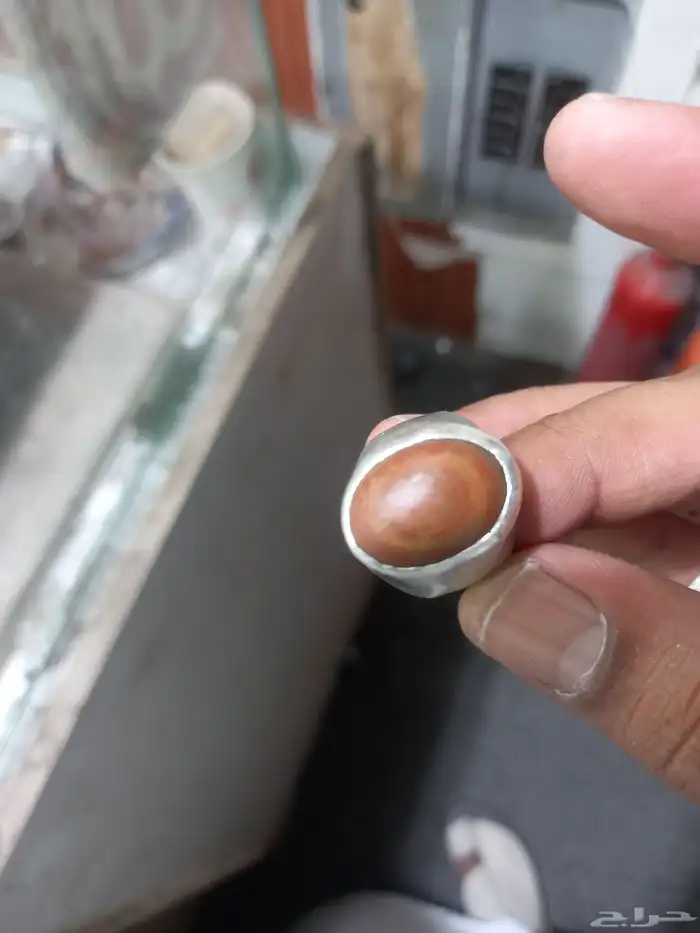 خاتم رجالي عقيق شبوه 0