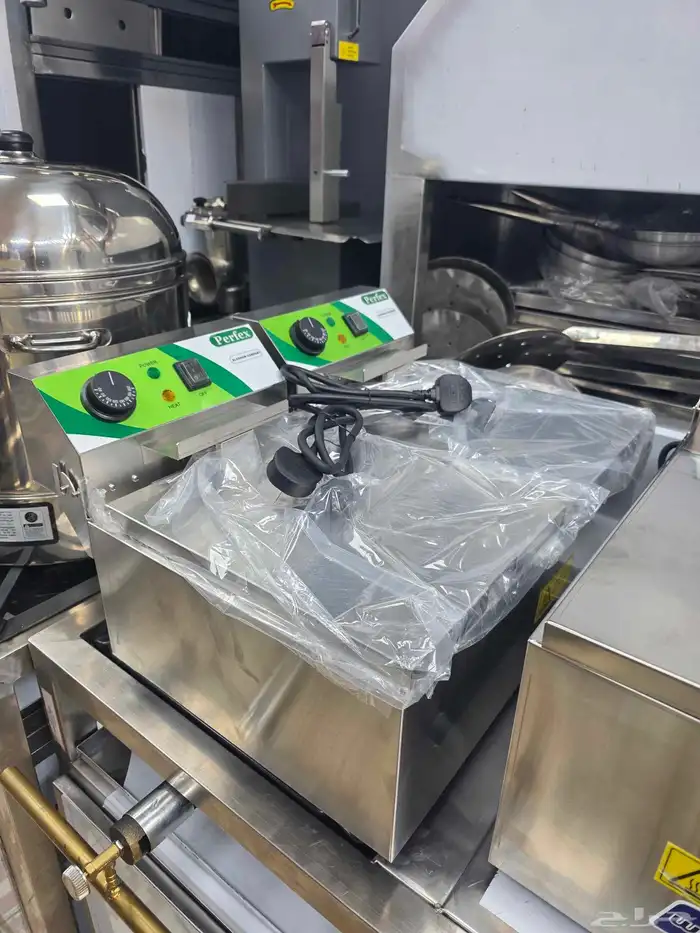 قلاية بطاطس كهرباء حوض وحوضين جريل كي آر عجانة حلزوني 4