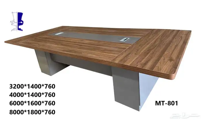 فخم طاولة اجتماع وصل جديد و في كراسي دوار شبك 2