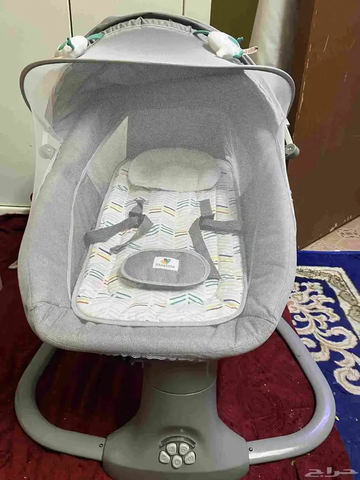 كرسي كهربائي هزاز للاطفال   مشاية للبيع 0