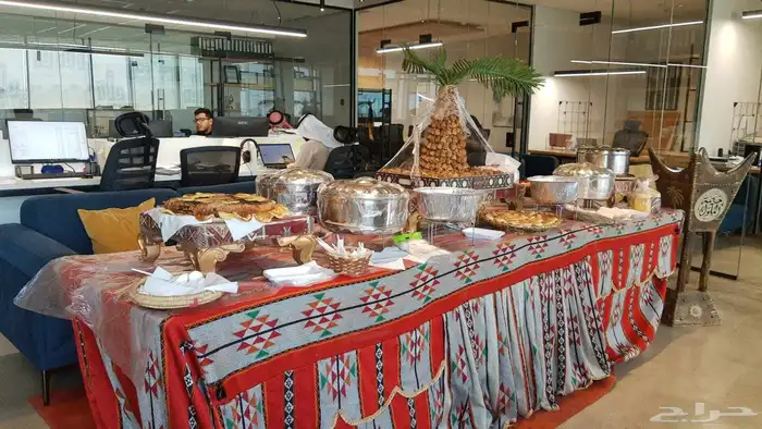 خيم زواجات استقبال واكلات شعبيه 6