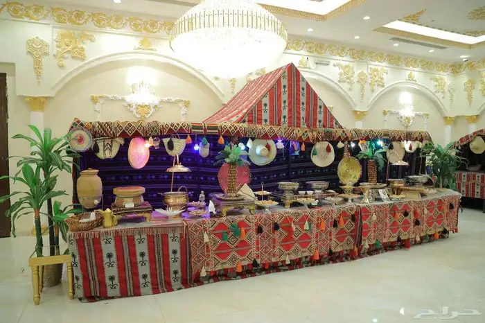 خيم زواجات استقبال واكلات شعبيه 3