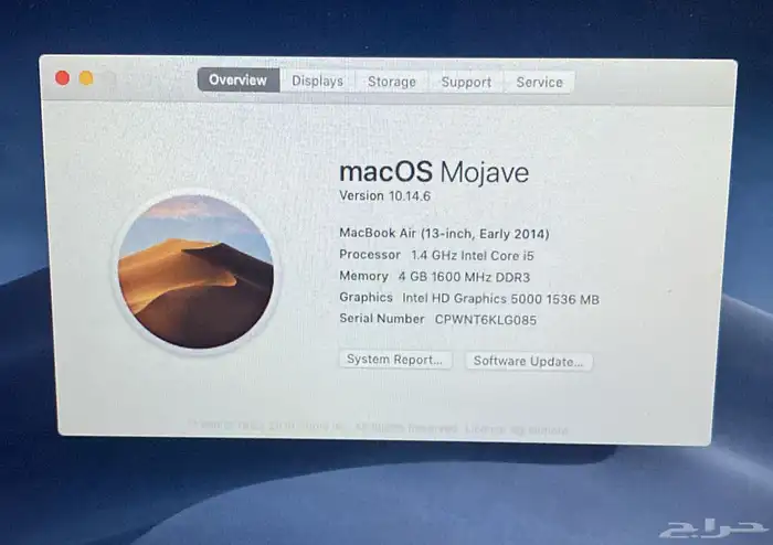 لابتوب Apple المواصفات واضحة بالصور 2