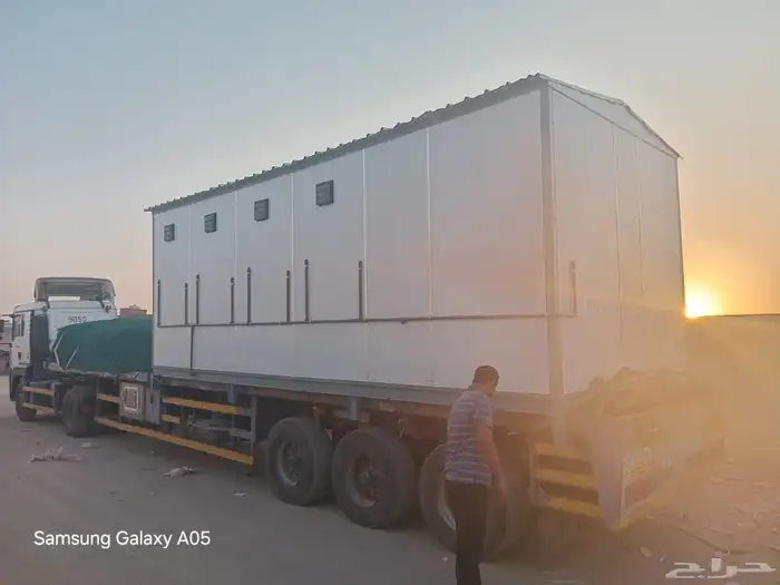 كرفانات ومكاتب وبركسات تصنيع ورشة امواج الخليج 0