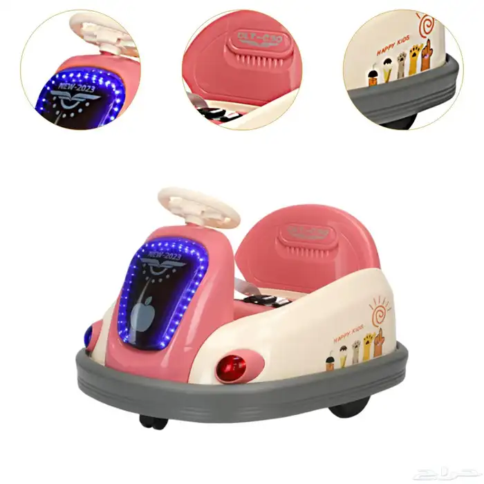 سيارة تصادم كهربائية مع ريموت تحكم - سياره ركوب أطفال 5