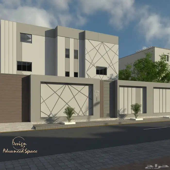 تصميم احترافي واجهات خارجية ( سكني - تجاري ) 12