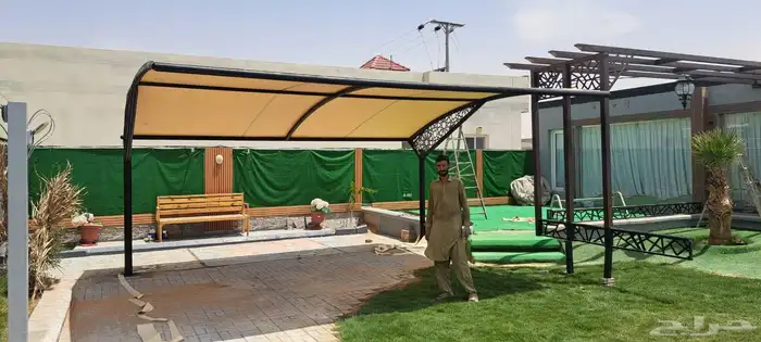 تركيب مظلات جلسات مظلات لكسان تركيب مظلات سيارات مظلات حدائق 19