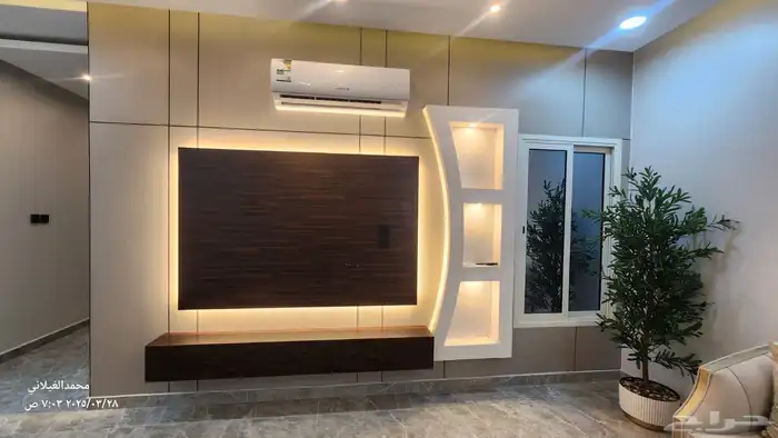 ديكورات كافية ديكورات رفوف بديل خشب وشيبورد 1