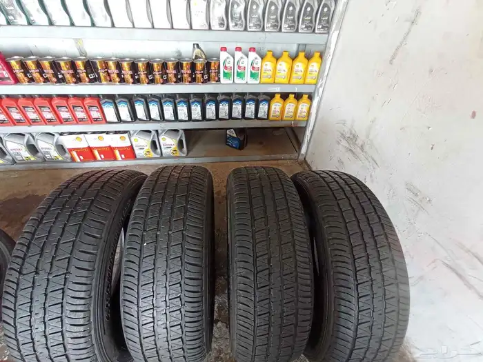 طقم كفرات دنلوب ياباني265 55 20 7