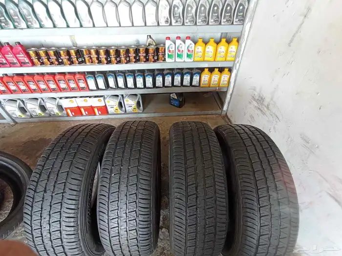 طقم كفرات دنلوب ياباني265 55 20 9