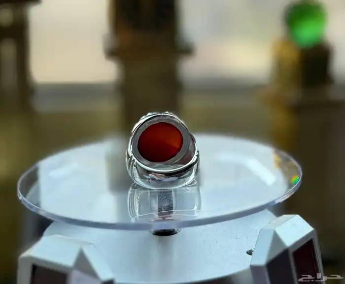 خاتم عقيق يماني كبدي بصياغة محلية راقية-199 ريال فقط 4