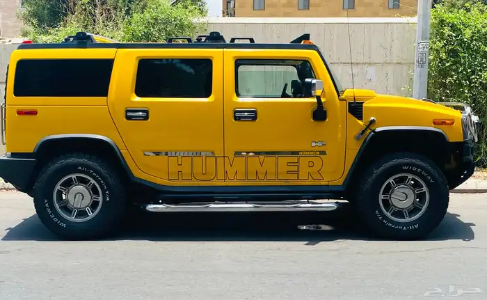 همر h2 موديل 2005 لوحه مميزه لون مميز بدي وكاله 3