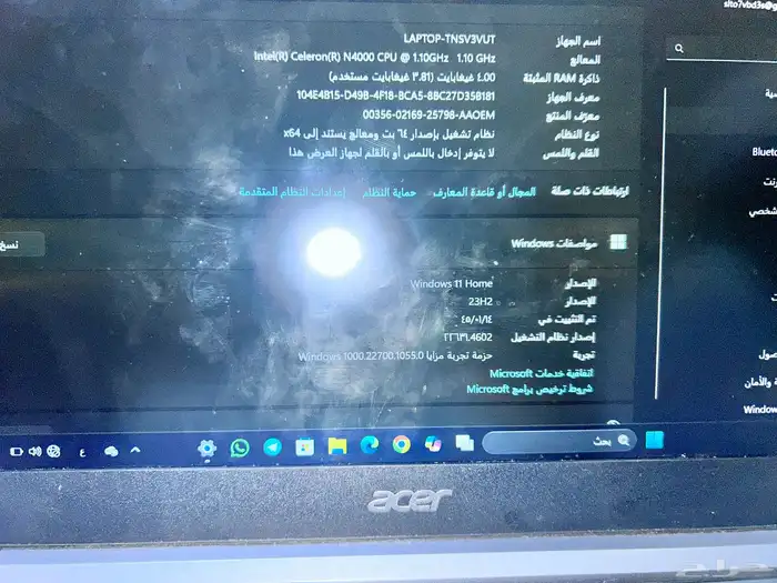 لاب توب ايسر للبيع اعلى سوم يجي ياخذه 3