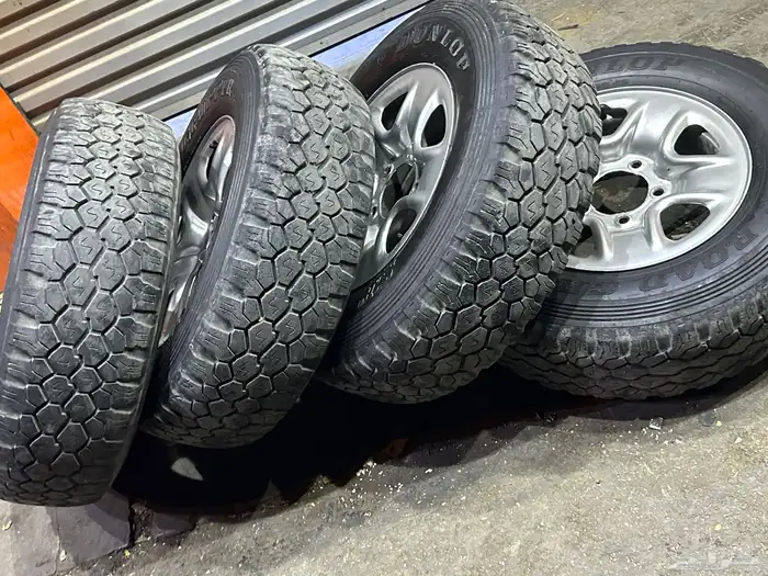 جنوط ديازل جيكس اصلي مع كفرات دنلوب لبنه وكاله مقاس 17 21