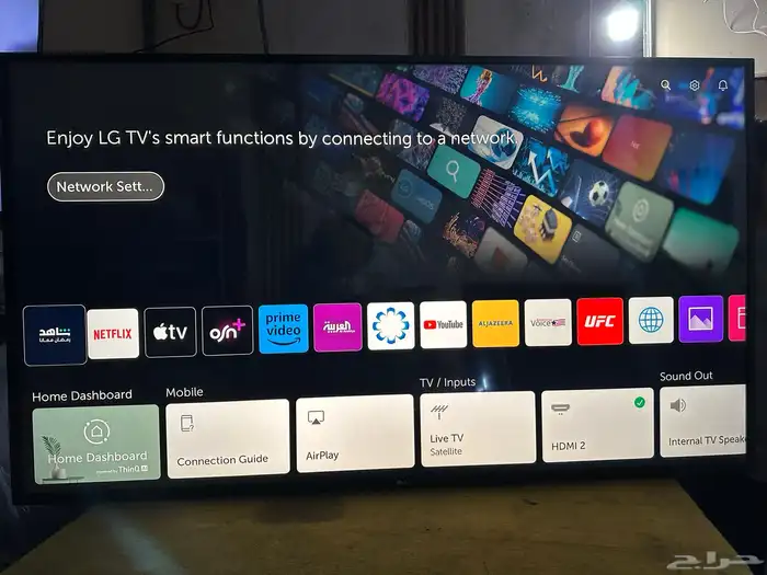 شاشه LG65 للبيع 0