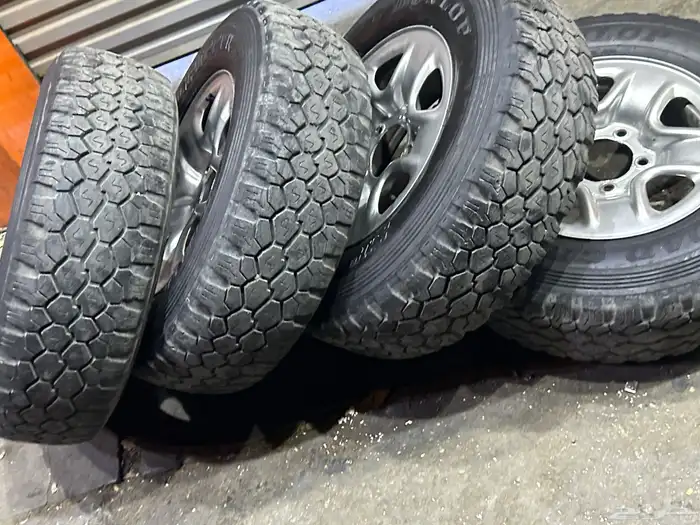 جنوط ديازل جيكس اصلي مع كفرات دنلوب لبنه وكاله مقاس 17 16