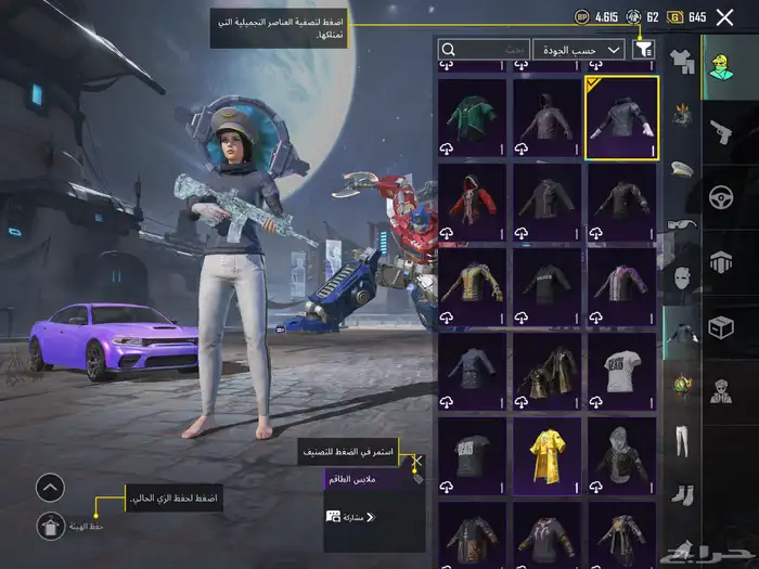 حساب ببجي نوادر 14