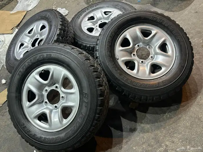 جنوط ديازل وكاله مع كفرات دنلوب لبنه وكاله مقاس 17 جيب 6