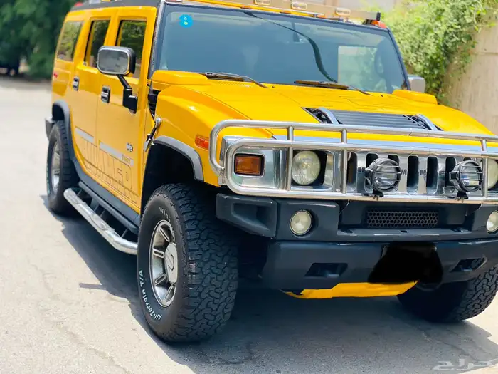 همر h2 موديل 2005 لوحه مميزه لون مميز بدي وكاله 4