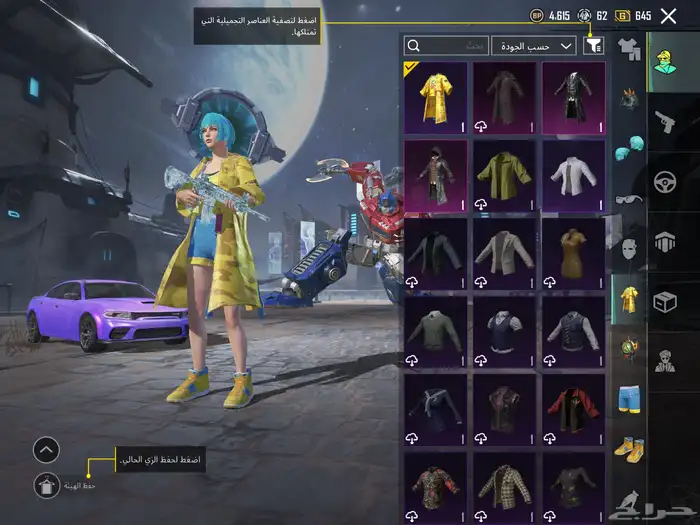 حساب ببجي نوادر 13